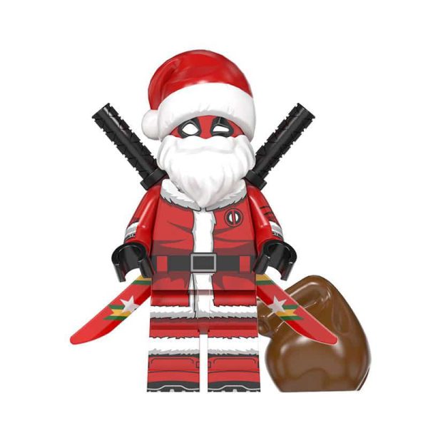 Santa Deadpool Minifigure | Superhero