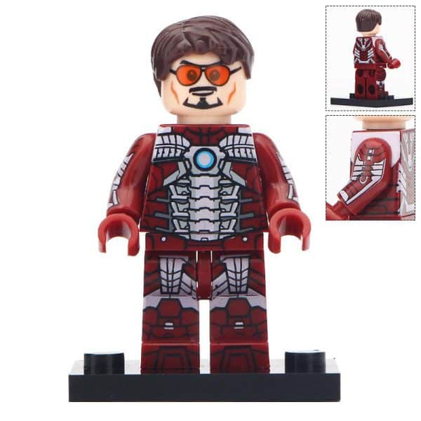 Iron Man Tony Stark Minifigure | Superhero Minfigure Avengers