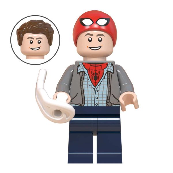Peter Parker Mask Minifigure | Superhero Spiderman