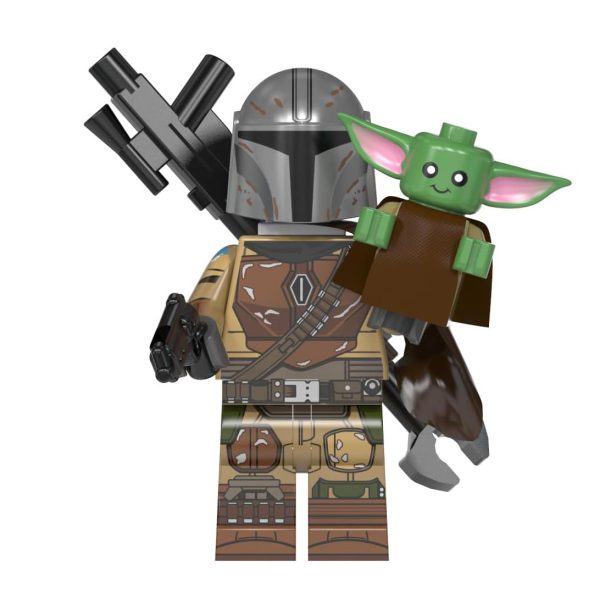 Mandalorian & Baby Yoda Minifigure | Star Wars The Mandalorian