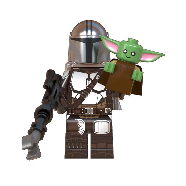 Mandalorian & Baby Yoda Minifigure | Star Wars The Mandalorian