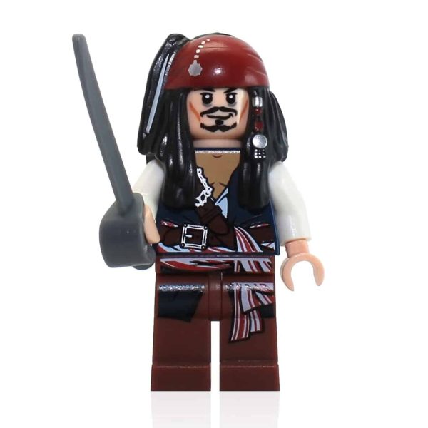 Captain Jack Sparrow Minifigure | Movie Pirates