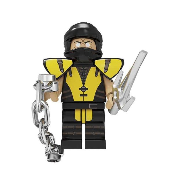 Scorpion Minifigure | Video Game Mortal Kombat