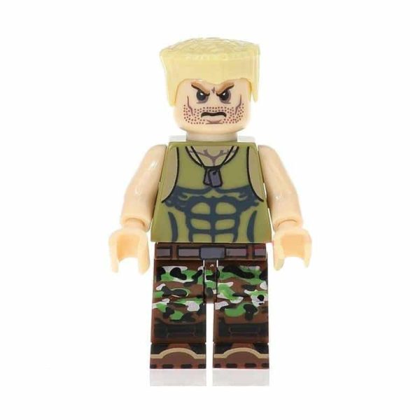 Guile Minifigure | Video Game Street Fighter