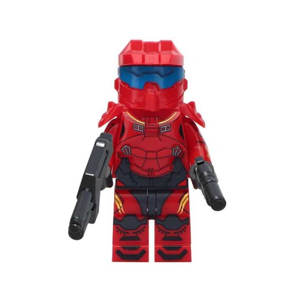 Master Chief (Red) Minifigure | Video Game Halo