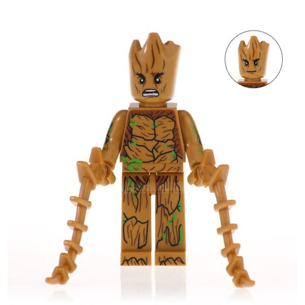 Groot Minifigure | Superhero Guardians of the Galaxy