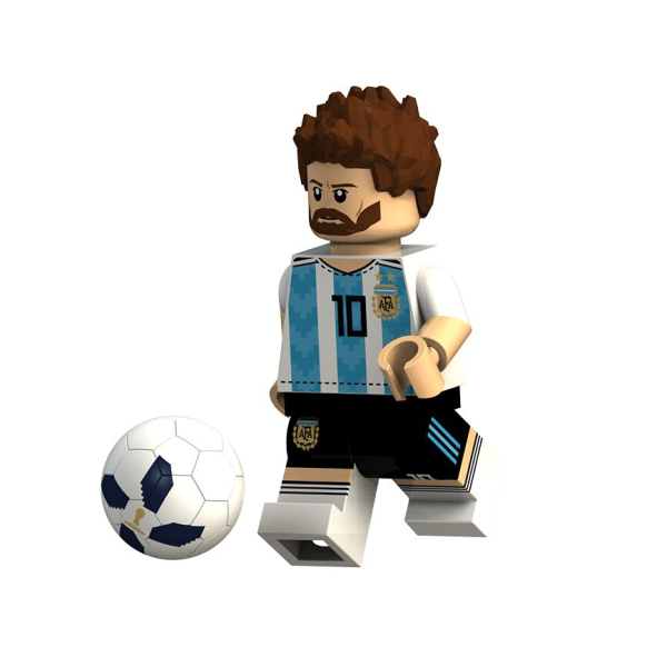 Lionel Messi Minifigure | Celeb Futbol Soccer