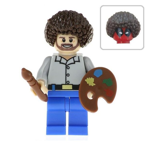 Bob Ross (Deadpool) Minifigure | Celeb