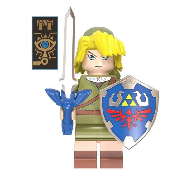 Link (Dark Green) Minifigure | Video Game Zelda