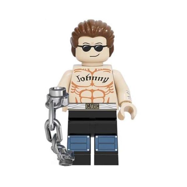 Johnny Cage Minifigure | Video Game Mortal Kombat