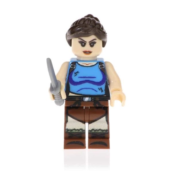 Lara Croft Minifigure | Video Game Tomb Raider