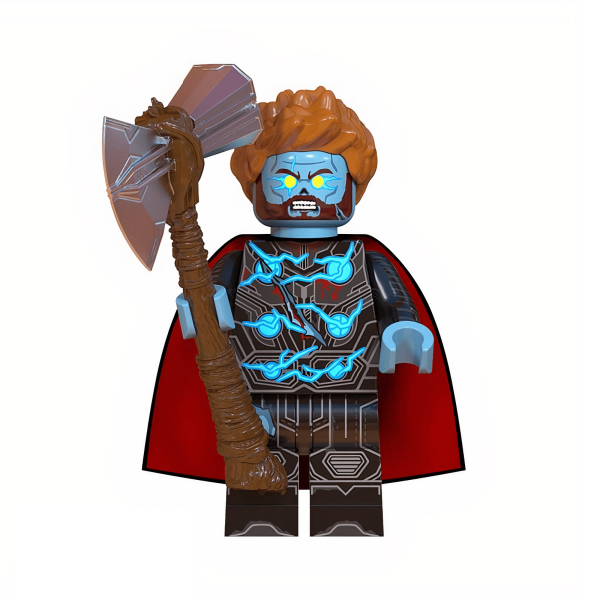 Zombie Thor Minifigure | Superhero Avengers