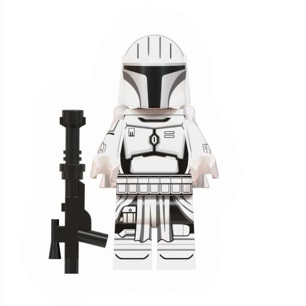 White Mandalorian Minifigure | Star Wars