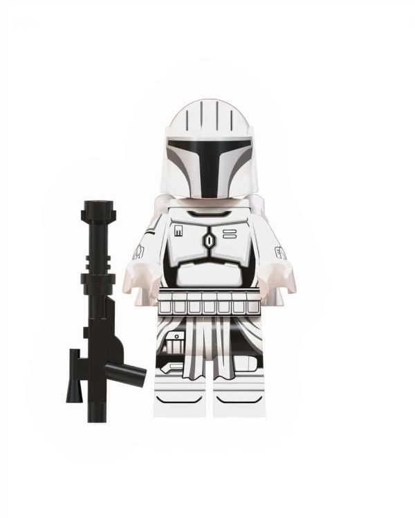 White Mandalorian Minifigure | Star Wars
