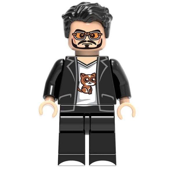 Iron Man Tony Stark Minifigure (v2) | Superhero Minfigure Avengers