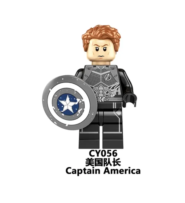 Captain America-Silver Minifig