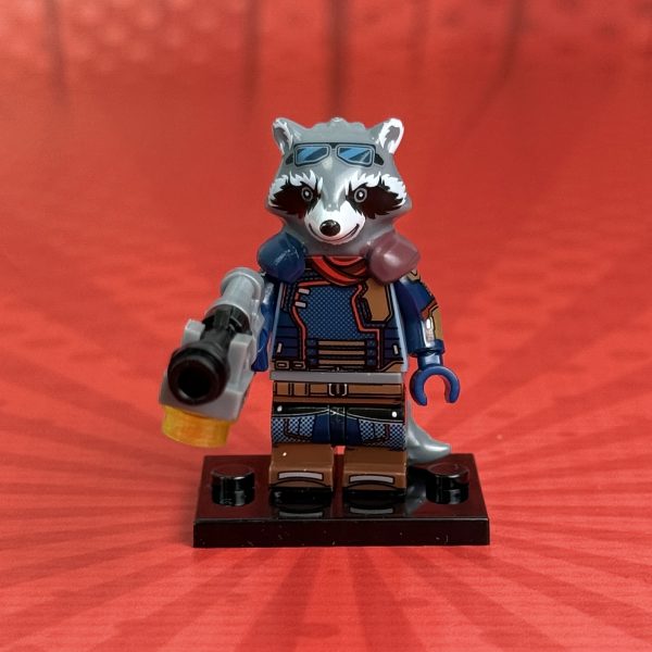 Rocket Raccoon Minifigure | Superhero Guardians of the Galaxy