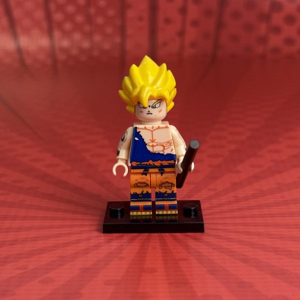 Goku Battle Damaged Minifigure | Anime Dragon Ball
