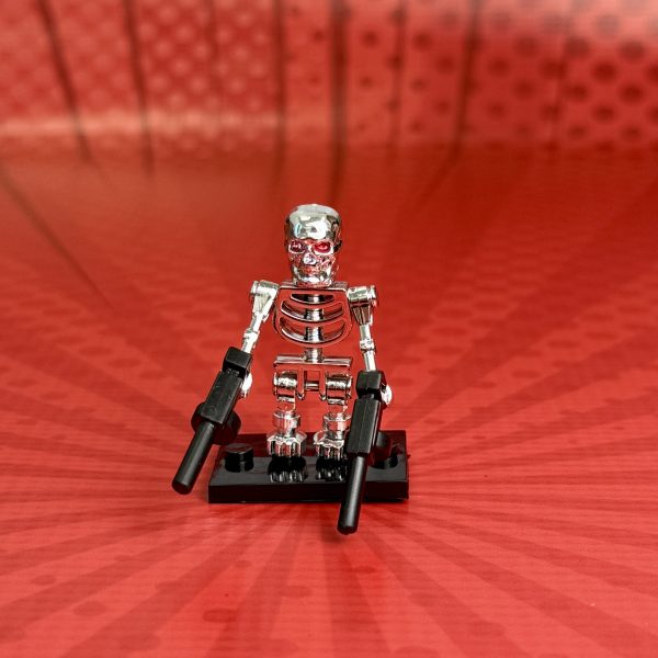 T-800 v2 (Metallic) Minifigure | Movie Terminator