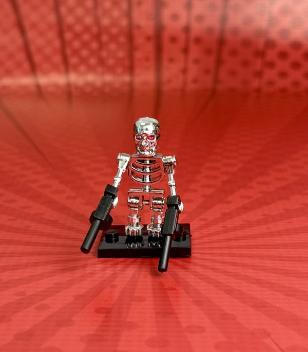 T-800 v2 (Metallic) Minifigure | Movie Terminator