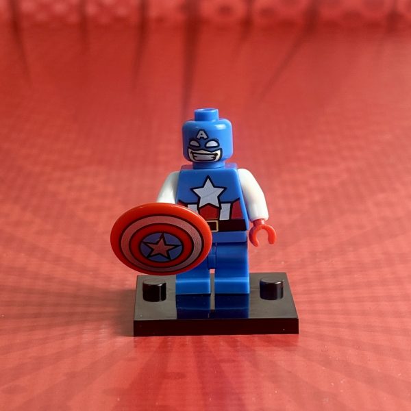 Mighty Micros Captain America Minifigure | Superhero