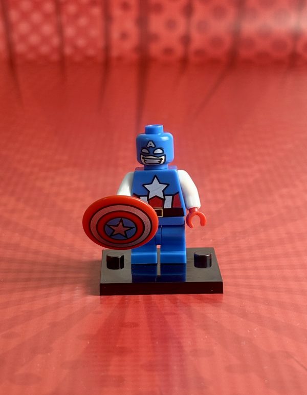 Mighty Micros Captain America Minifigure | Superhero
