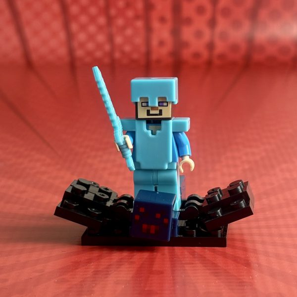 Diamond Steve Minifigure | Videogame Minecraft