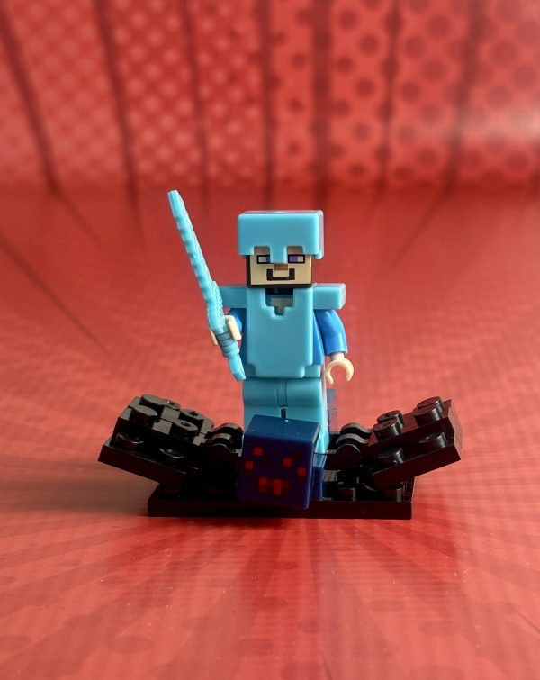 Diamond Steve Minifigure | Videogame Minecraft