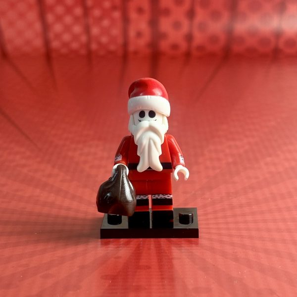 Santa Jack Skellington Minifigure (v2) | Nightmare Before Christmas