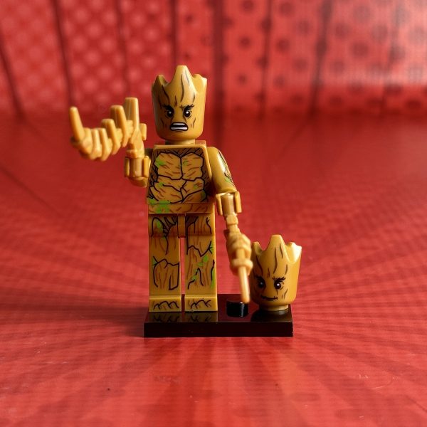 Groot Minifigure | Superhero Guardians of the Galaxy