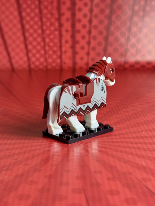 War Horse (Red) Minifigure | Custom - Image 2