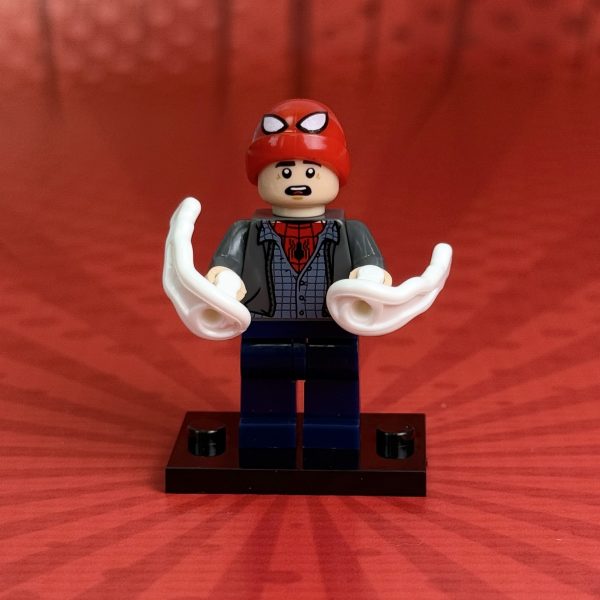 Peter Parker Mask Minifigure | Superhero Spiderman