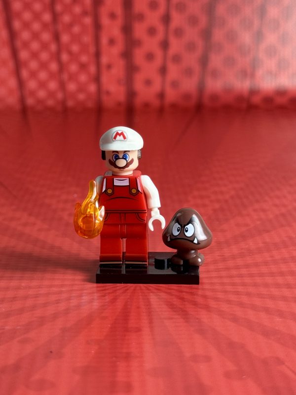 Mario Fireball Minifigure | Video Game Super Mario
