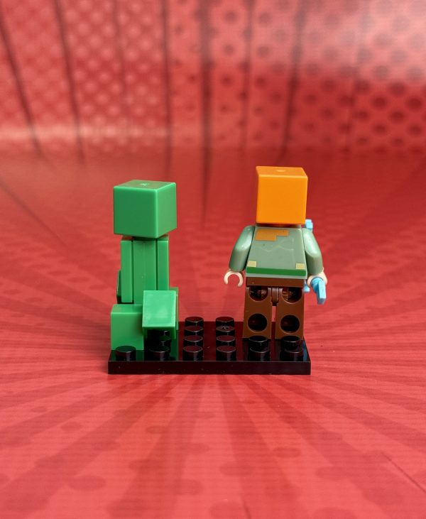 Alex and Creeper Minifigure | Videogame Minecraft - Image 2